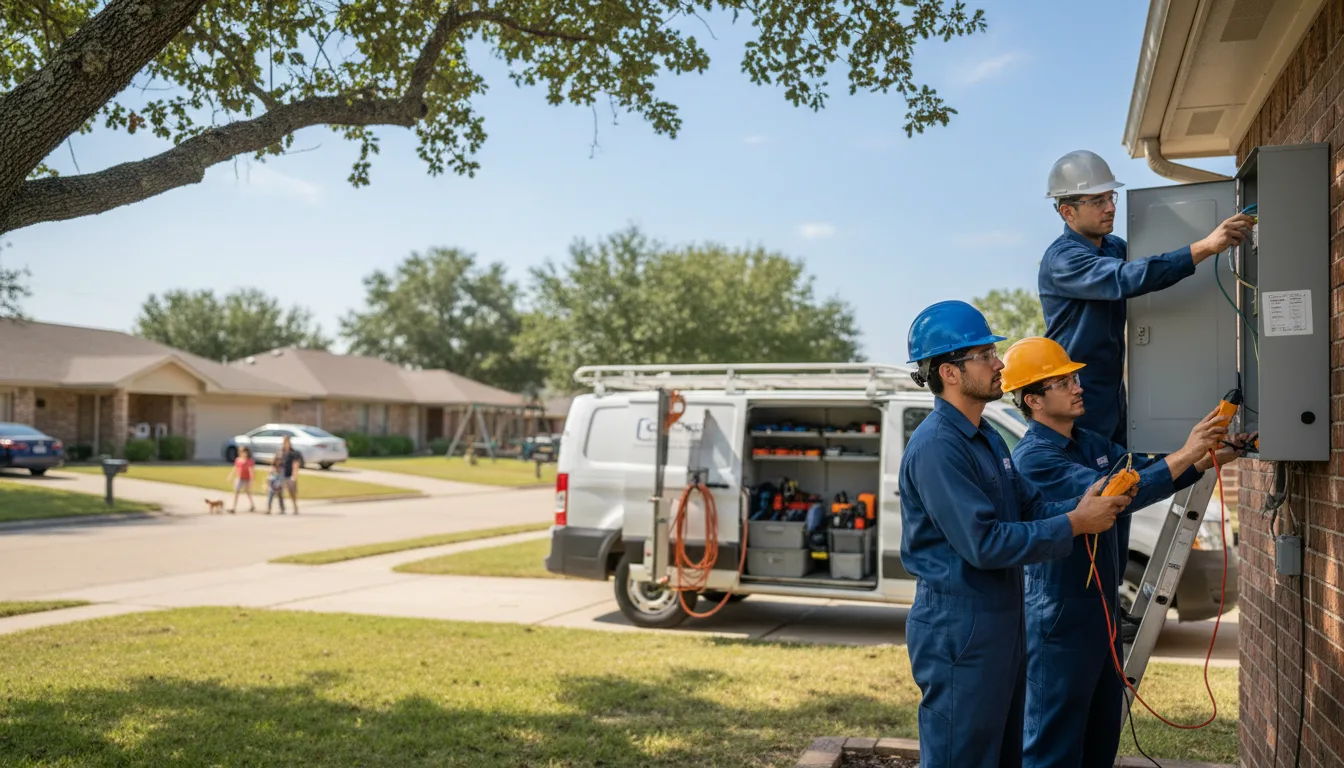 Certified electrician providing emergency electrical services in Hazelton, ND